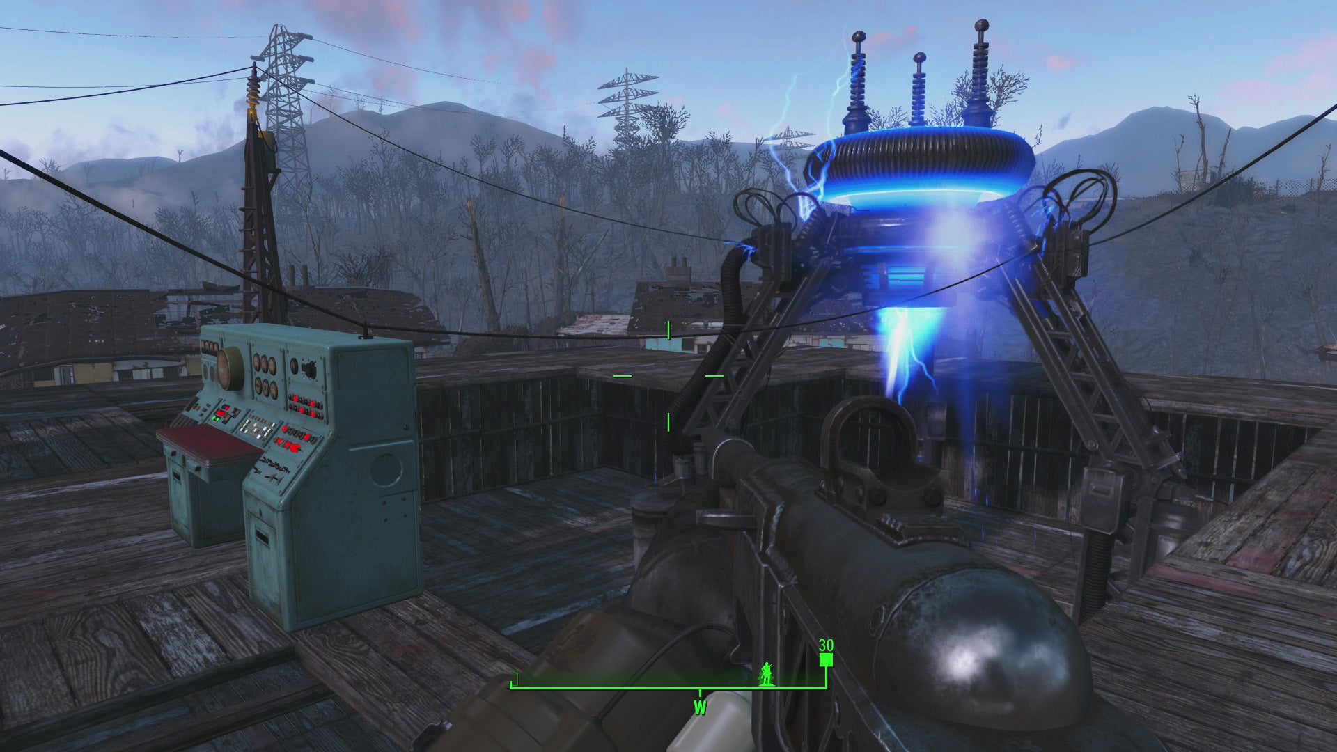 Fallout 4 The Molecular Level Power up the Signal Interceptor VG247